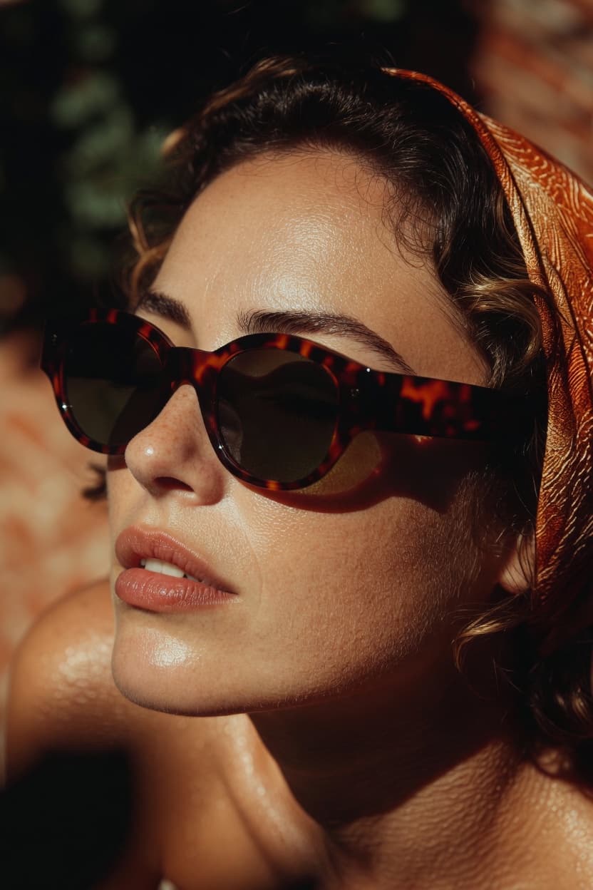 Tortoiseshell Cat-Eye Sunglasses